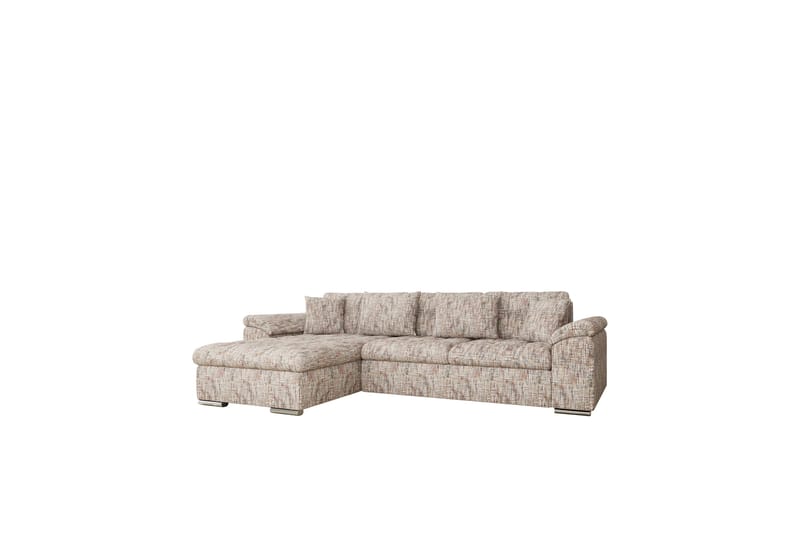 Camior Sofa med Divan 3-seter - Flerfarget/Beige - Møbler - Sofaer - Sofaer med sjeselong - 3 seters sofa med divan