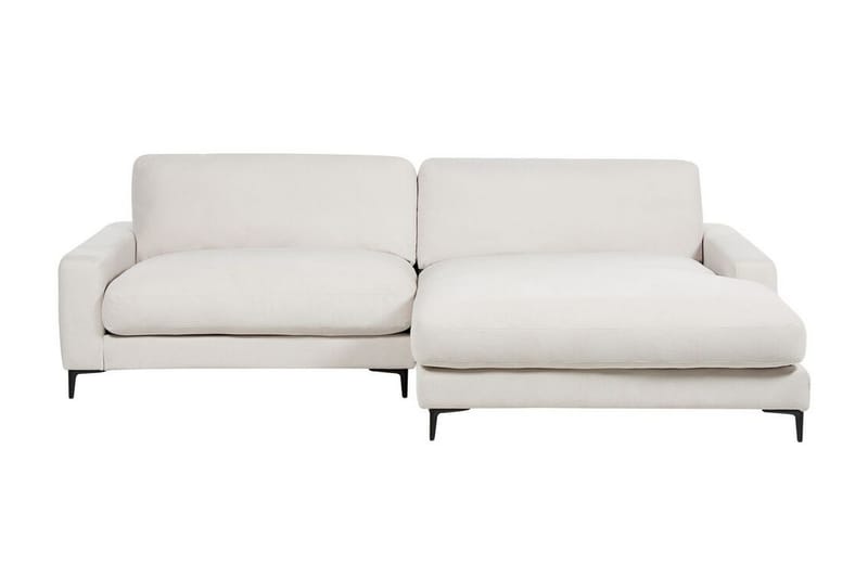 Cathy Hjørnesofa 3-seter - Hvit/Svart - Møbler - Sofaer - Hjørnesofaer