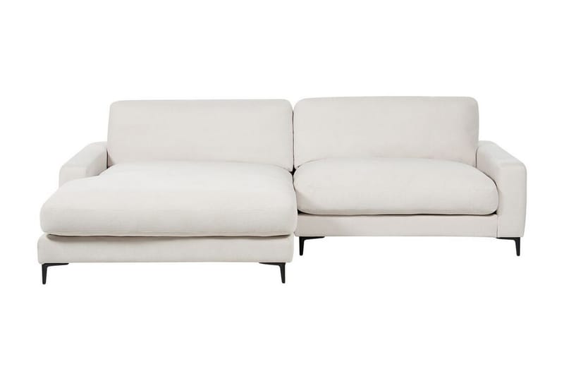 Cathy Hjørnesofa 3-seter - Hvit/Svart - Møbler - Sofaer - Hjørnesofaer