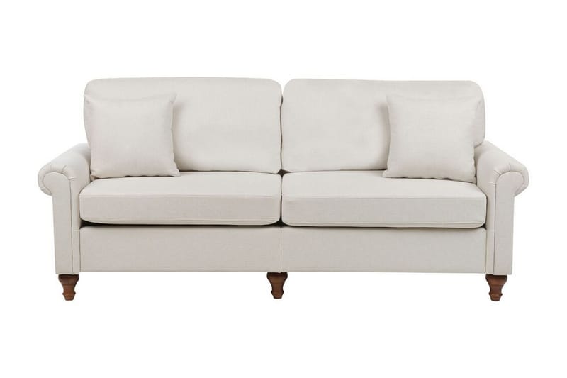 Cher Sofa 3-seter - Beige/Mørkt tre - Møbler - Sofaer - 3 seter sofa