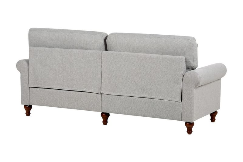 Cher Sofa 3-seter - Grå/Mørkt tre - Møbler - Sofaer - 3 seter sofa