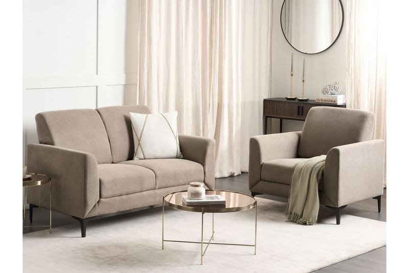 Chet Sofa 2-seter - Beige/Svart - Møbler - Sofaer - 2 seter sofa