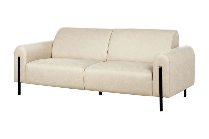 Christa Sofa 3-seter - Beige/Svart - Møbler - Sofaer - 3 seter sofa