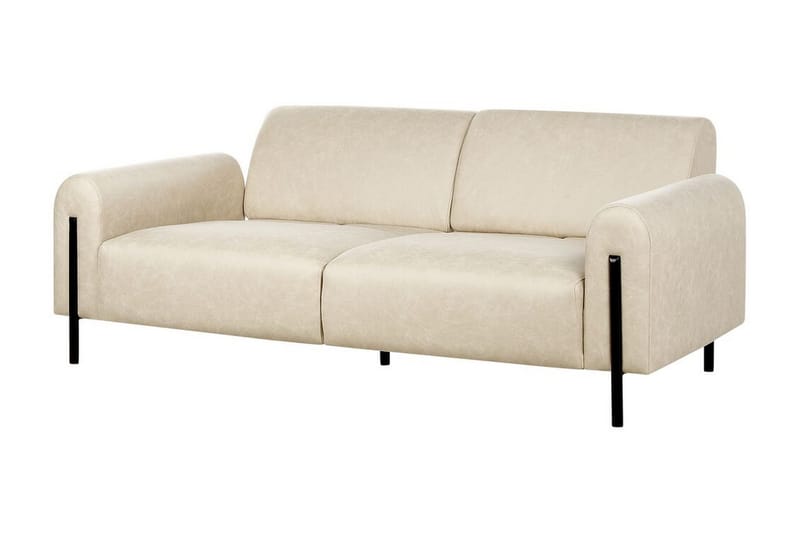 Christa Sofa 3-seter - Beige/Svart - Møbler - Sofaer - 3 seter sofa