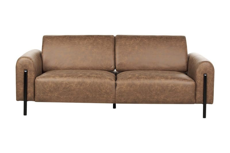 Christa Sofa 3-seter - Brun/Svart - Møbler - Sofaer - 3 seter sofa