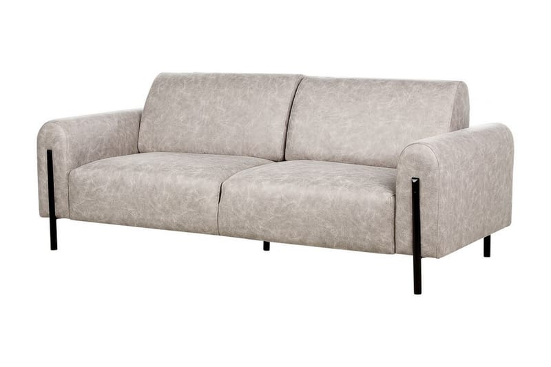 Christa Sofa 3-seter - Grå/Svart - Møbler - Sofaer - 3 seter sofa