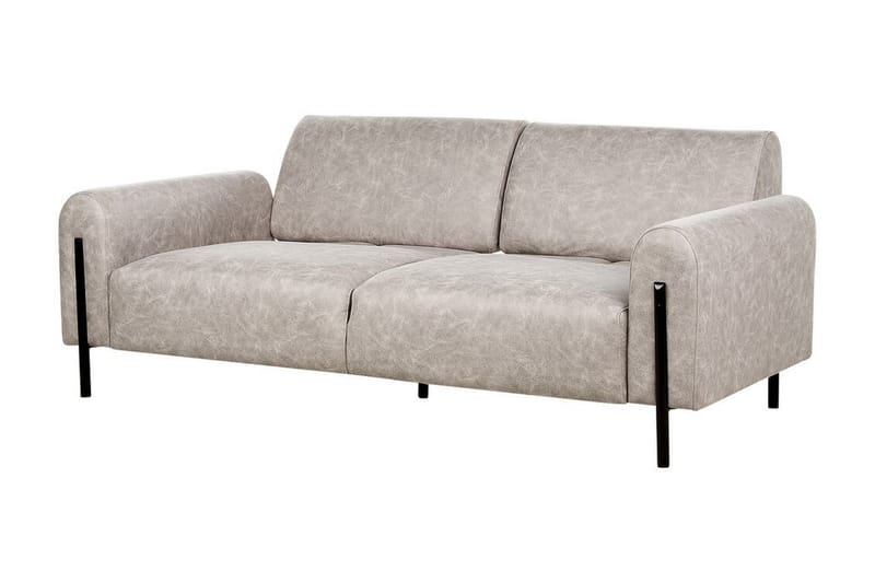 Christa Sofa 3-seter - Grå/Svart - Møbler - Sofaer - 3 seter sofa