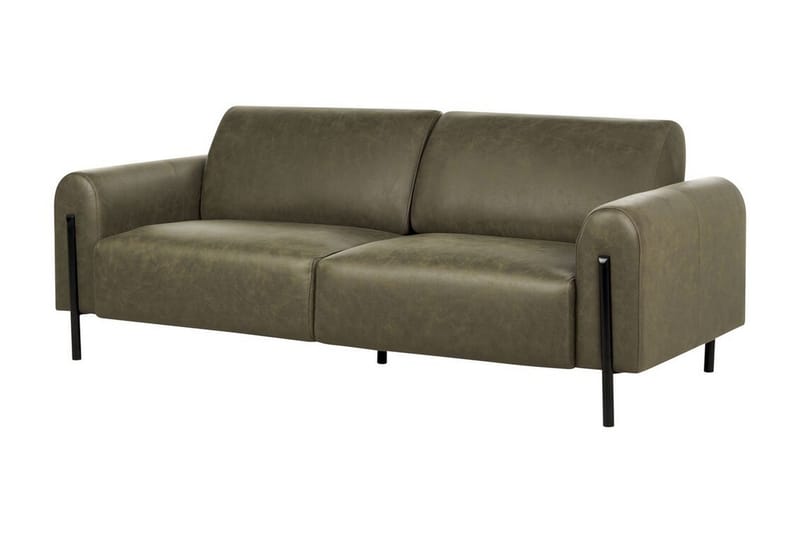 Christa Sofa 3-seter - Grønn/Svart - Møbler - Sofaer - 3 seter sofa