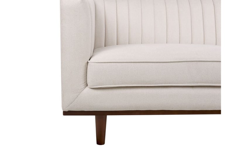 Daymian Sofa 3-seter - Beige/Mørkt tre - Møbler - Sofaer - 3 seter sofa