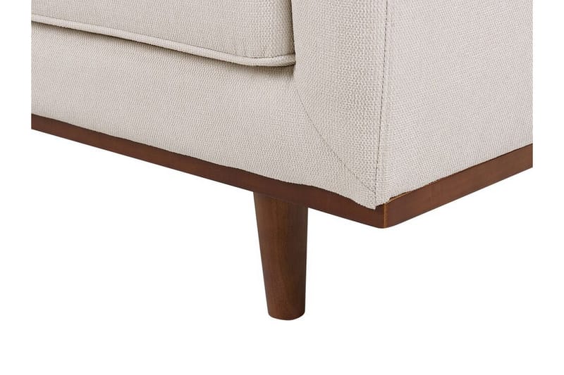 Daymian Sofa 3-seter - Beige/Mørkt tre - Møbler - Sofaer - 3 seter sofa