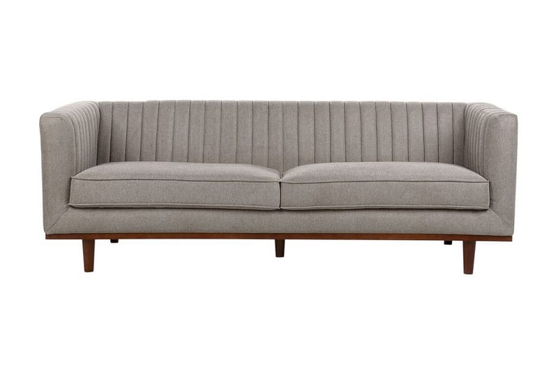 Daymian Sofa 3-seter - Brun/Mørkt tre - Møbler - Sofaer - 3 seter sofa