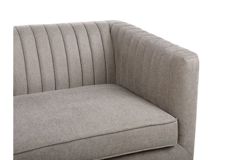 Daymian Sofa 3-seter - Brun/Mørkt tre - Møbler - Sofaer - 3 seter sofa