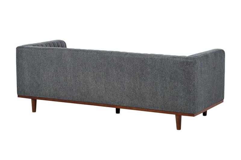 Daymian Sofa 3-seter - Grå/Mørkt tre - Møbler - Sofaer - 3 seter sofa