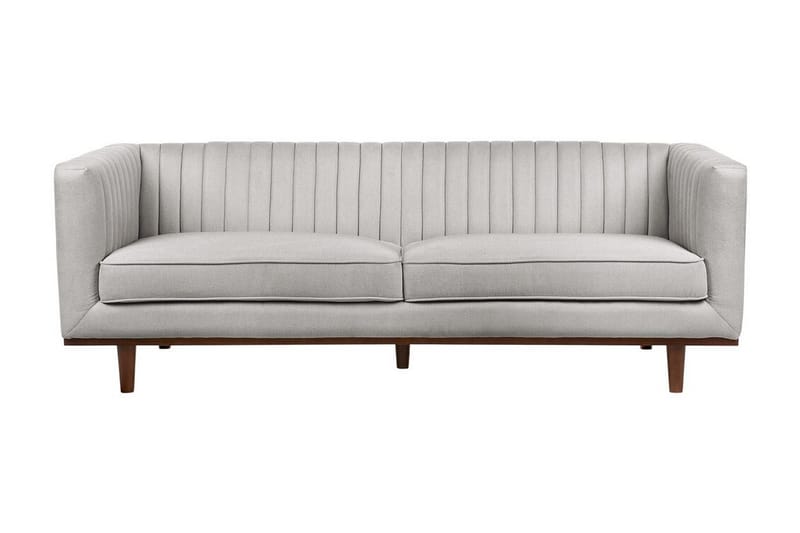 Daymian Sofa 3-seter - Grå/Mørkt tre - Møbler - Sofaer - 3 seter sofa