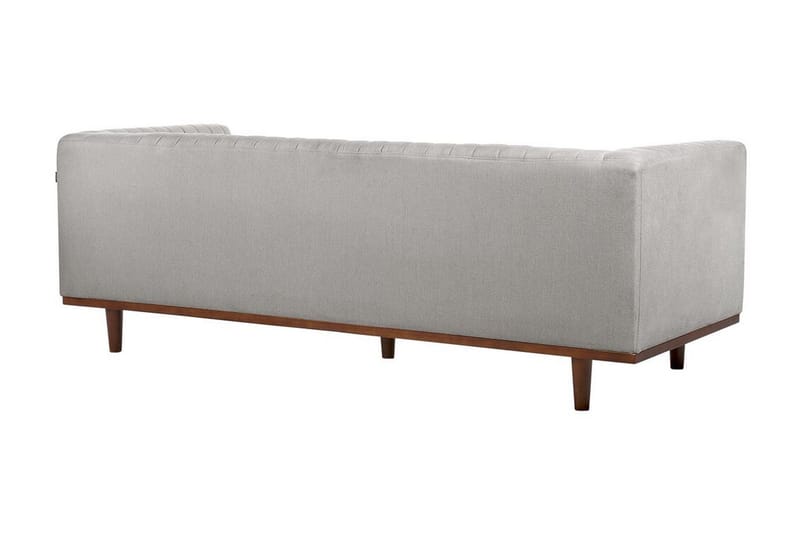 Daymian Sofa 3-seter - Grå/Mørkt tre - Møbler - Sofaer - 3 seter sofa