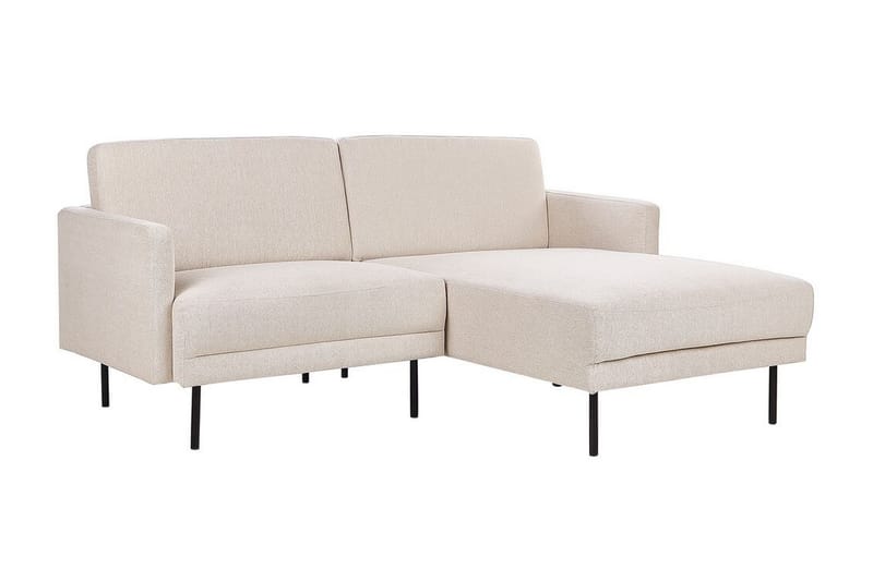 Deajna Hjørnesofa 2-seter - Beige/Svart - Møbler - Sofaer - Hjørnesofaer