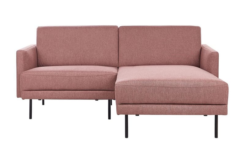 Deajna Hjørnesofa 2-seter - Rosa/Brun/Svart - Møbler - Sofaer - Hjørnesofaer