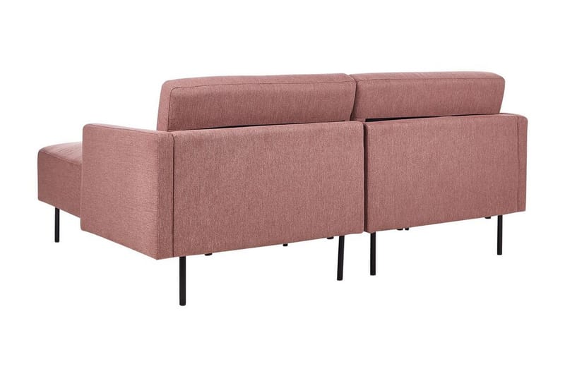 Deajna Hjørnesofa 2-seter - Rosa/Brun/Svart - Møbler - Sofaer - Hjørnesofaer