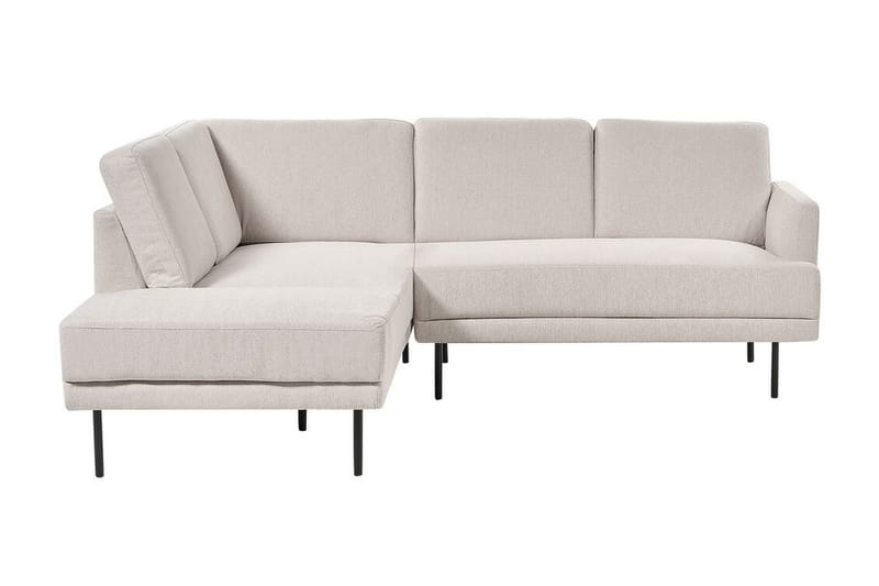 Deajna Hjørnesofa 4-seter - Beige/Svart - Møbler - Sofaer - Hjørnesofaer