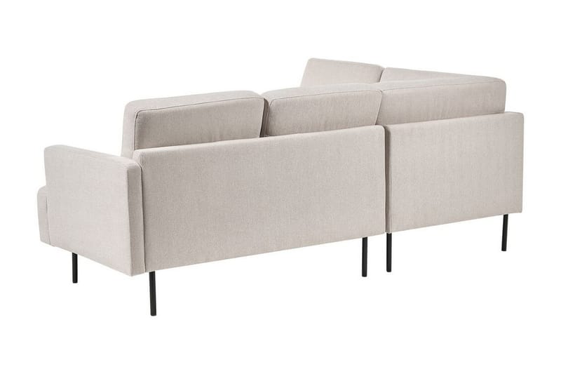 Deajna Hjørnesofa 4-seter - Beige/Svart - M�øbler - Sofaer - Hjørnesofaer