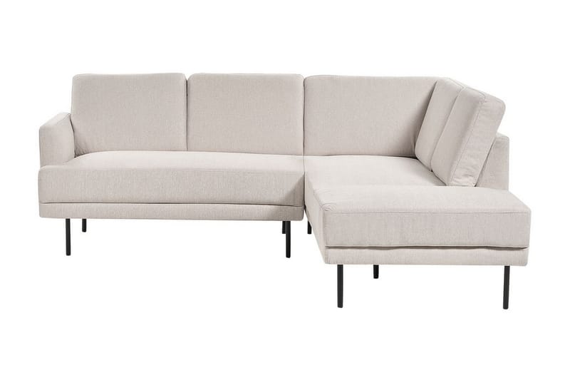 Deajna Hjørnesofa 4-seter - Beige/Svart - Møbler - Sofaer - Hjørnesofaer