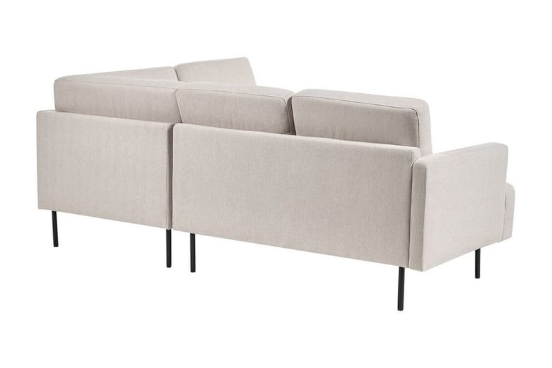 Deajna Hjørnesofa 4-seter - Beige/Svart - Møbler - Sofaer - Hjørnesofaer