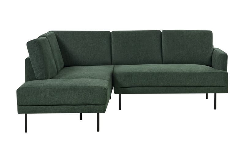 Deajna Hjørnesofa 4-seter - Grønn/Svart - Møbler - Sofaer - Hjørnesofaer