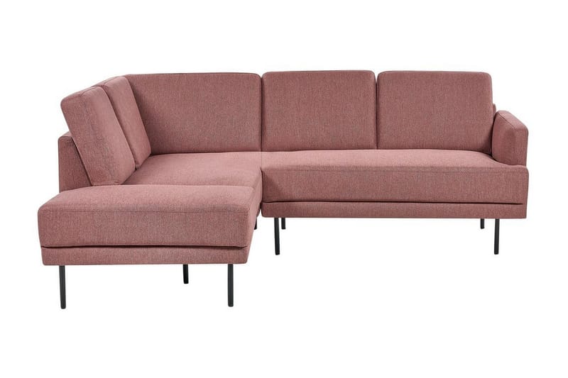 Deajna Hjørnesofa 4-seter - Rosa/Brun/Svart - Møbler - Sofaer - Hjørnesofaer