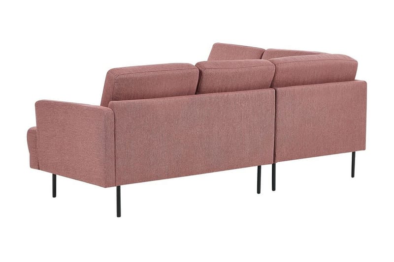 Deajna Hjørnesofa 4-seter - Rosa/Brun/Svart - Møbler - Sofaer - Hjørnesofaer