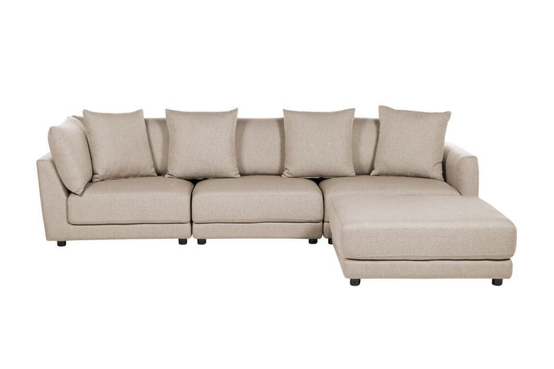 Delisha Sofa 3-seter - Beige/Svart - Møbler - Sofaer - 3 seter sofa