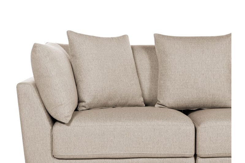 Delisha Sofa 3-seter - Beige/Svart - Møbler - Sofaer - 3 seter sofa