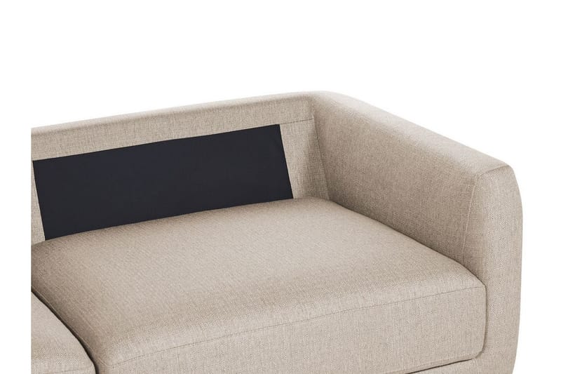 Delisha Sofa 3-seter - Beige/Svart - Møbler - Sofaer - 3 seter sofa