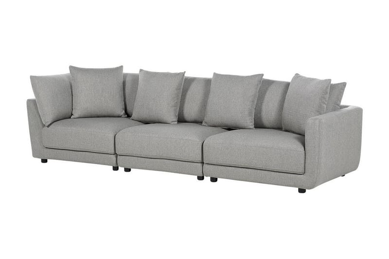 Delisha Sofa 3-seter - Grå/Svart - Møbler - Sofaer - 3 seter sofa