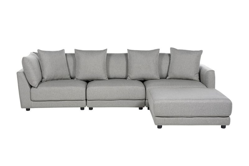 Delisha Sofa 3-seter - Grå/Svart - Møbler - Sofaer - 3 seter sofa