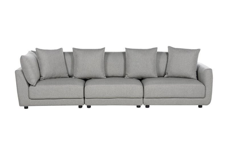 Delisha Sofa 3-seter - Grå/Svart - Møbler - Sofaer - 3 seter sofa