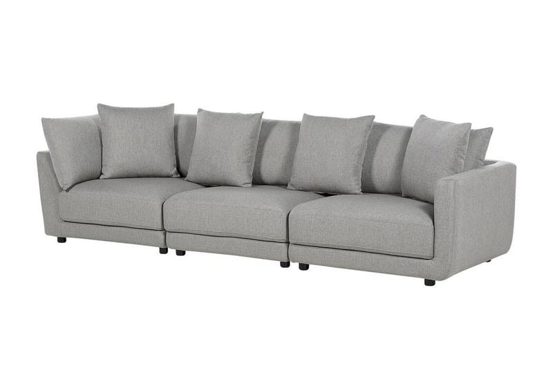 Delisha Sofa 3-seter - Grå/Svart - Møbler - Sofaer - 3 seter sofa