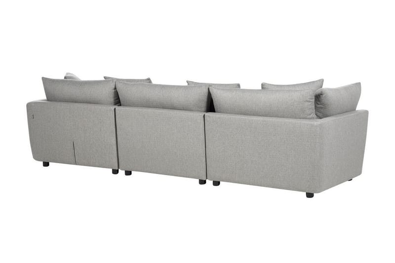 Delisha Sofa 3-seter - Grå/Svart - Møbler - Sofaer - 3 seter sofa