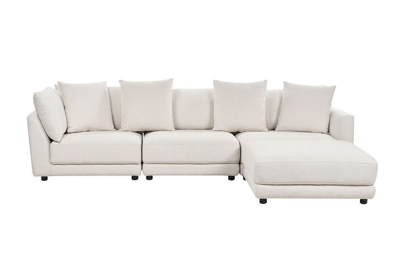 Delisha Sofa 3-seter - Hvit/Svart - Møbler - Sofaer - 3 seter sofa