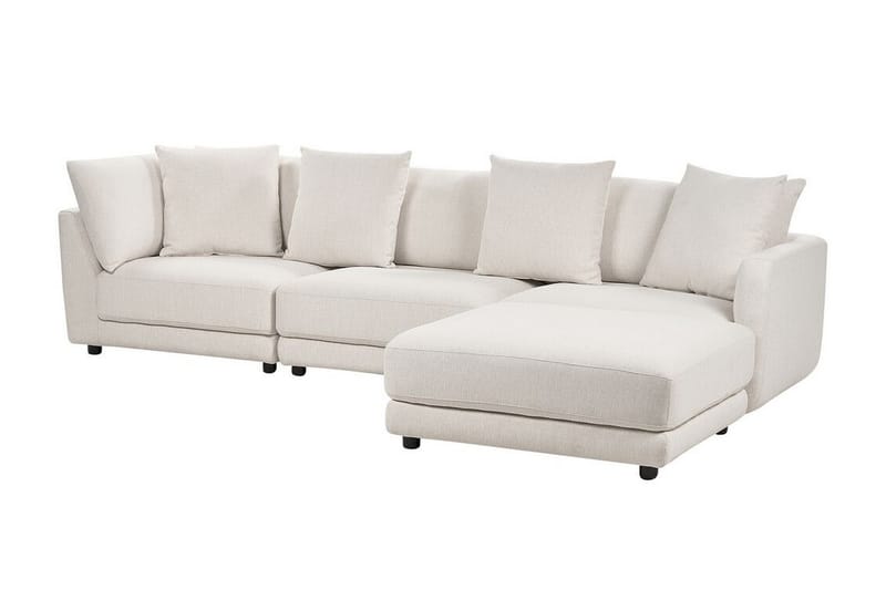 Delisha Sofa 3-seter - Hvit/Svart - Møbler - Sofaer - 3 seter sofa