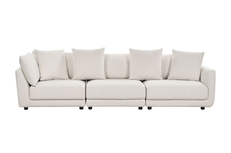 Delisha Sofa 3-seter - Hvit/Svart - Møbler - Sofaer - 3 seter sofa