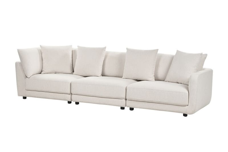 Delisha Sofa 3-seter - Hvit/Svart - Møbler - Sofaer - 3 seter sofa