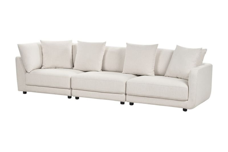 Delisha Sofa 3-seter - Hvit/Svart - Møbler - Sofaer - 3 seter sofa