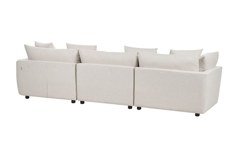 Delisha Sofa 3-seter - Hvit/Svart - Møbler - Sofaer - 3 seter sofa