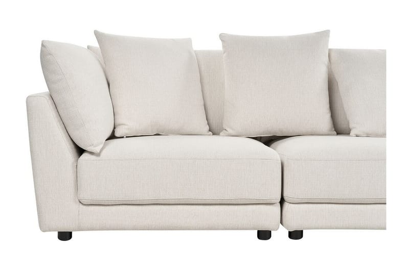 Delisha Sofa 3-seter - Hvit/Svart - Møbler - Sofaer - 3 seter sofa