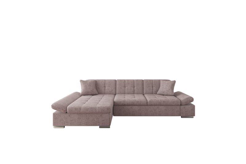 Djerra Sofa med Divan 3-seter - Beige - Møbler - Sofaer - Sofaer med sjeselong - 3 seters sofa med divan