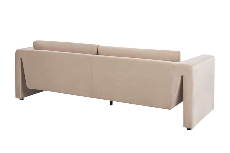 Durran Sofa 3-seter - Beige/Svart - Møbler - Sofaer - 3 seter sofa