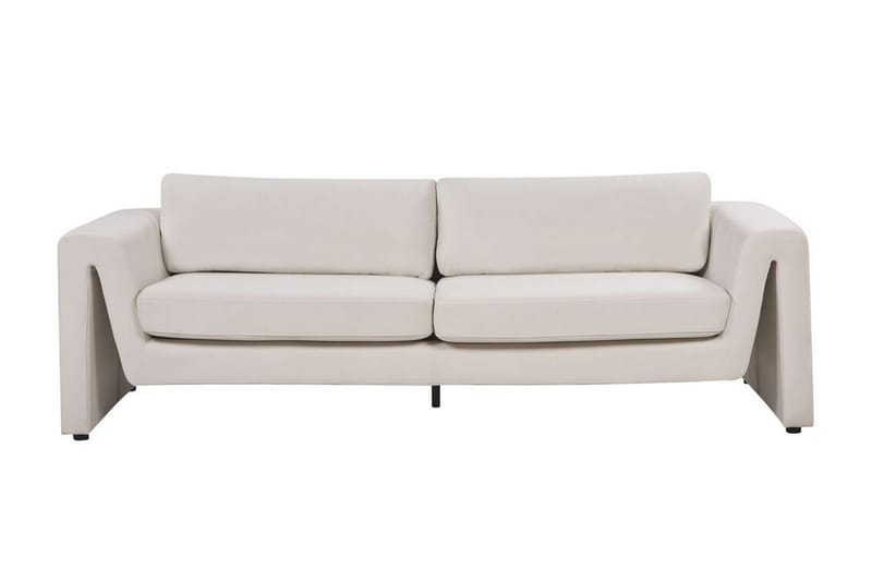 Durran Sofa 3-seter - Beige/Svart - Møbler - Sofaer - 3 seter sofa