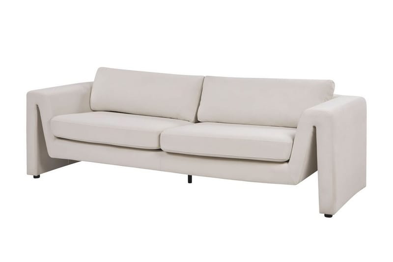 Durran Sofa 3-seter - Beige/Svart - Møbler - Sofaer - 3 seter sofa