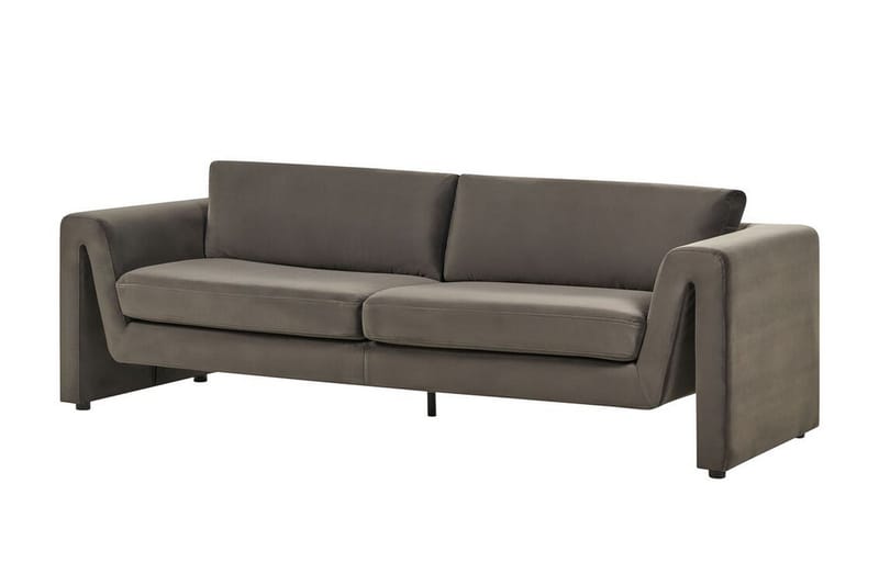 Durran Sofa 3-seter - Grå/Svart - Møbler - Sofaer - 3 seter sofa