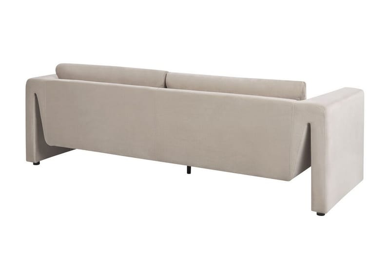 Durran Sofa 3-seter - Taupe/Svart - Møbler - Sofaer - 3 seter sofa